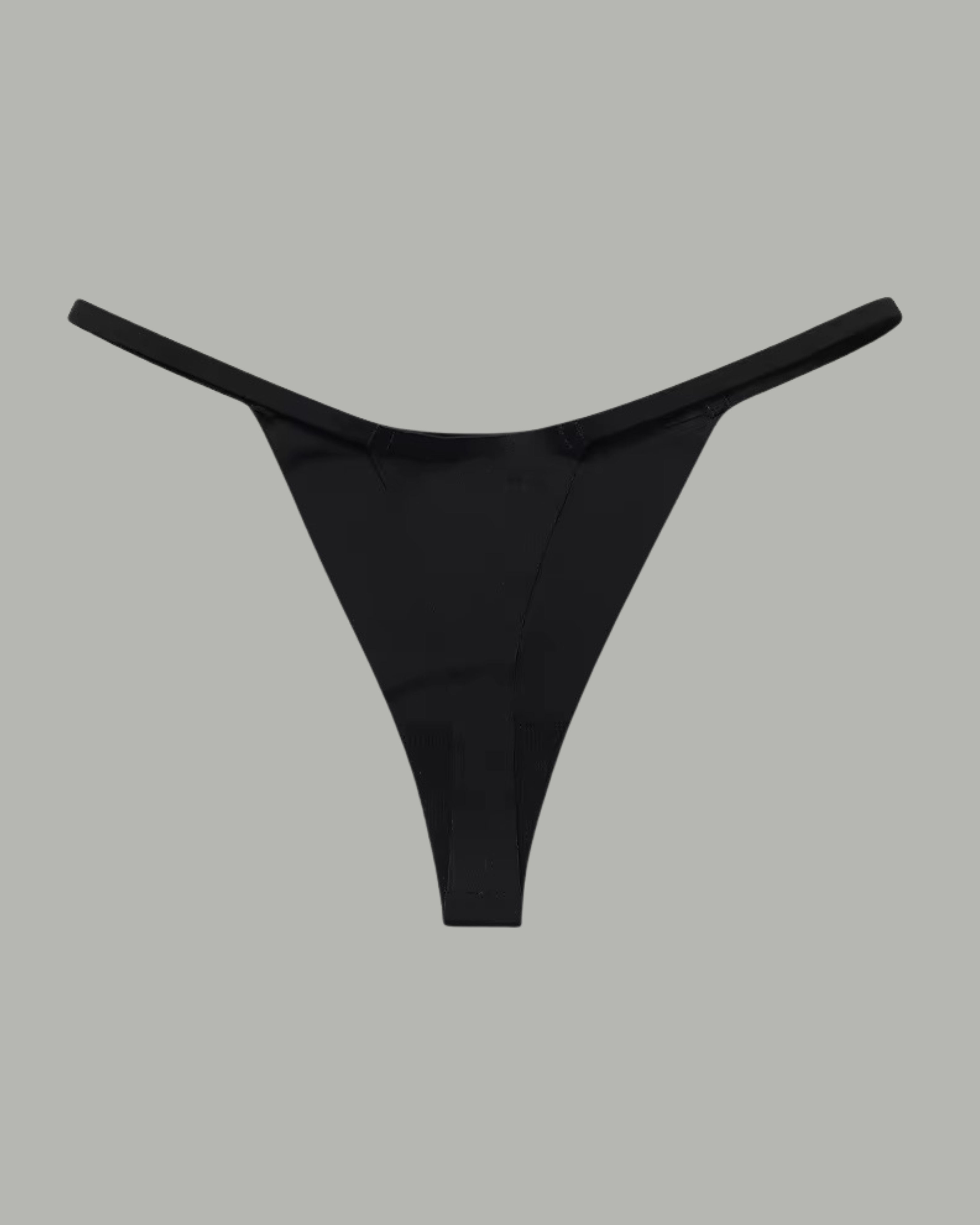 The Kylie Seamless Sports Yoga Thong : Black