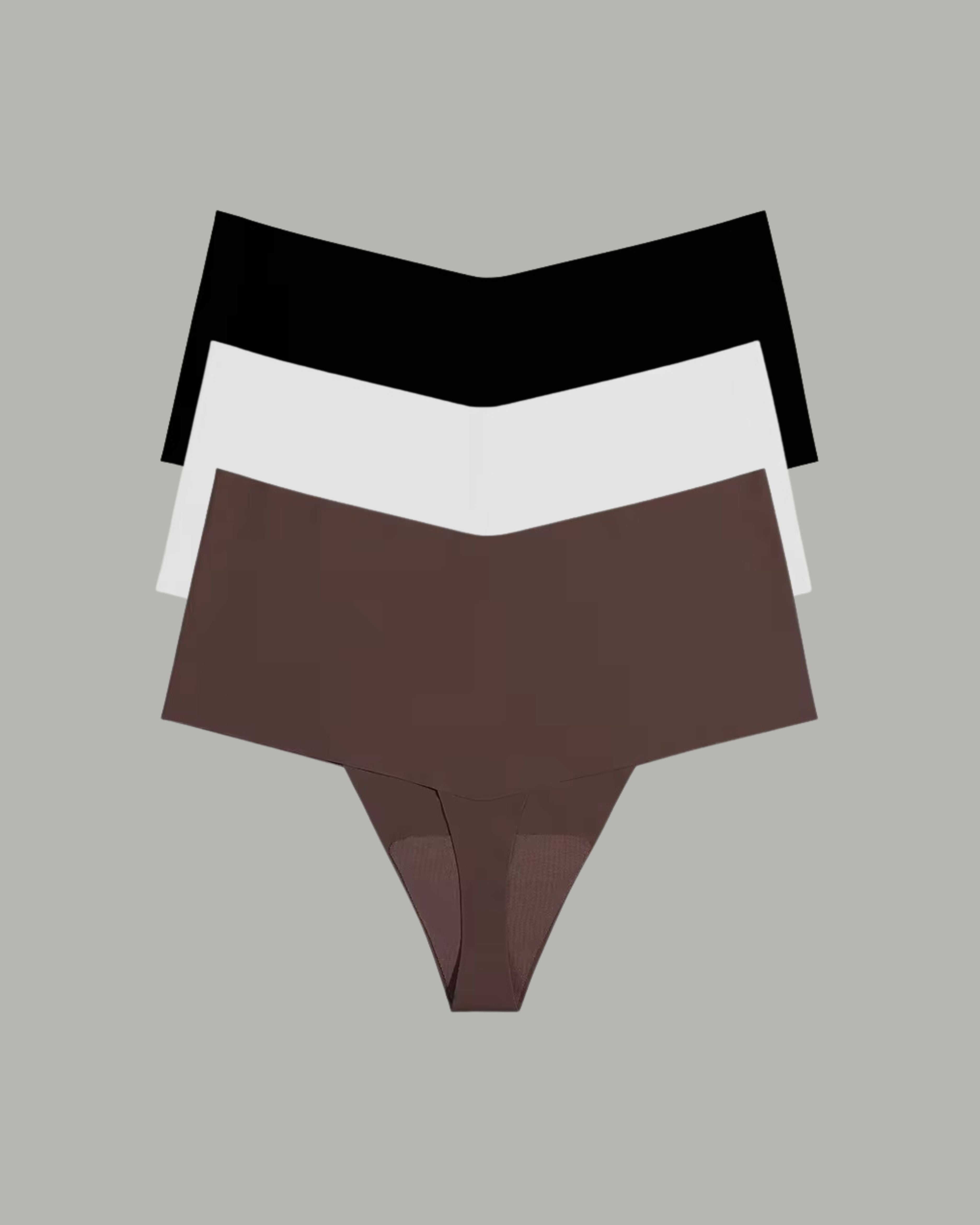 The Kourtney 3-pack Seamless Sports High Waist Thong